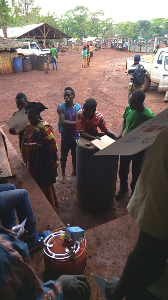REDESO participate in distribution of (Liquefied petroleum gas) LPG at Mtendeli camp in Kibondo District