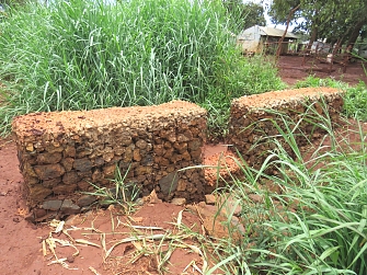 Gabions constructed by REDESO as a soil conservation intervention through rehabilitation of gullies at Mtendeli camp in Kakonko District