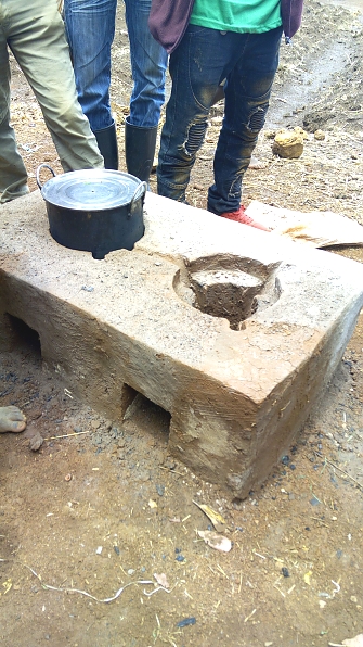 Introducing new technology of mud stove at Nduta in Kibondo District