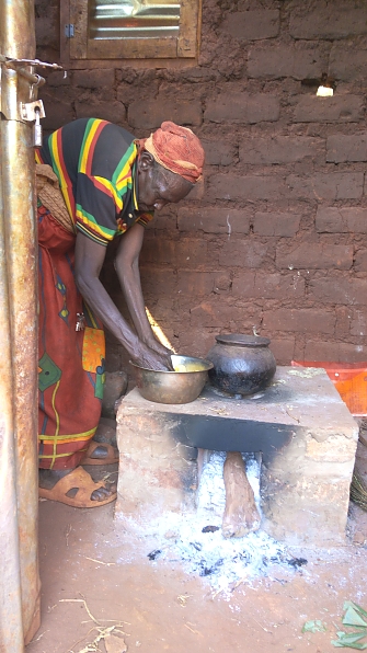 Installed insert stove are ready for use at Mtendeli in Kibondo District