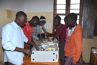 ICT Class under REDESO Ngara vocational training deals with computer hardware troubleshooting defects of computers.