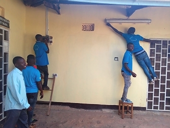 REDESO Ngara vocational training on Household electrification installation. on practical session