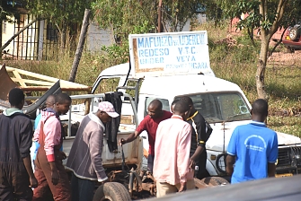 REDESO Ngara Vocational Training Centre offers training on driving, the class on practical session.